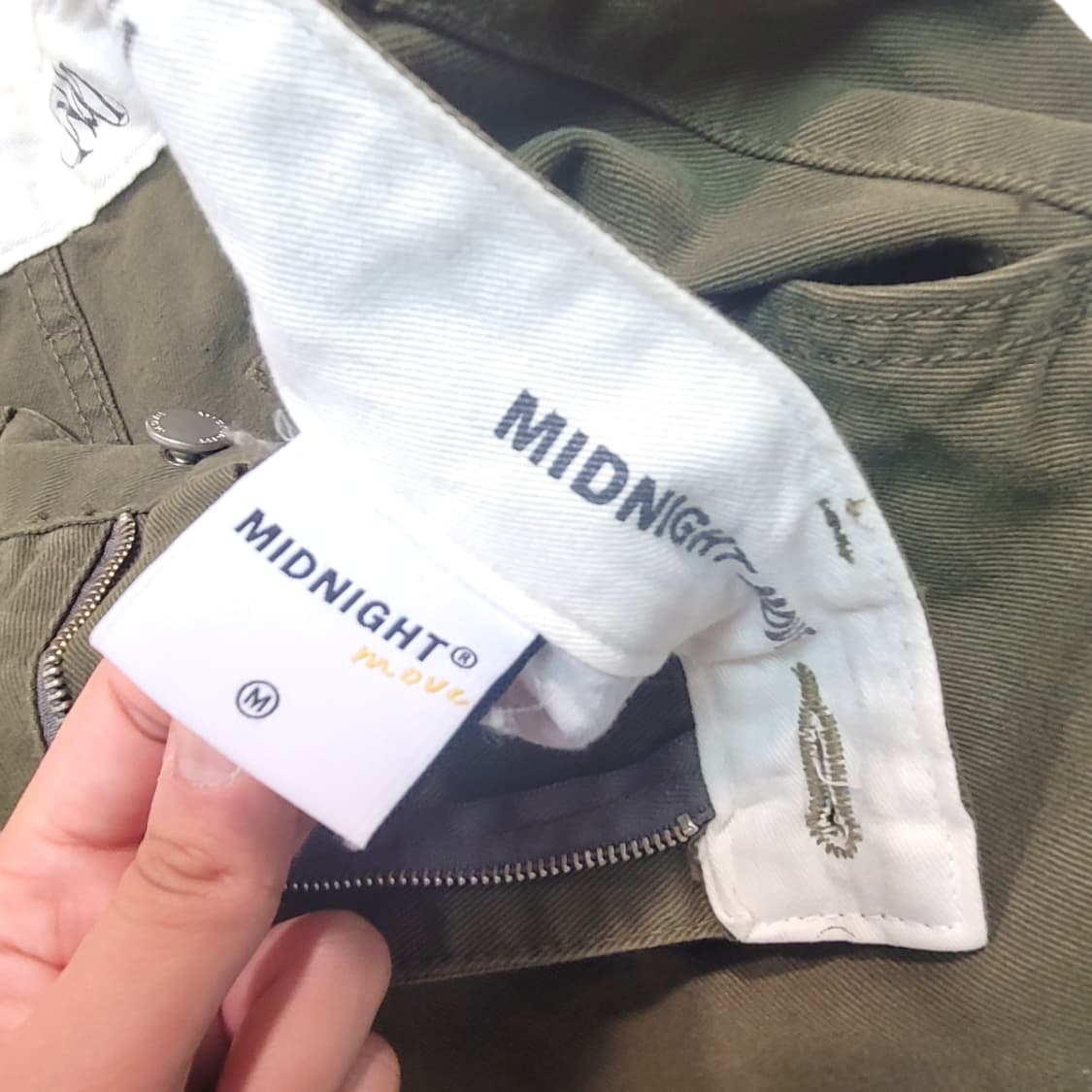 [M] 미드나잇무브 로우라이즈 카고팬츠 카키 상품이미지8