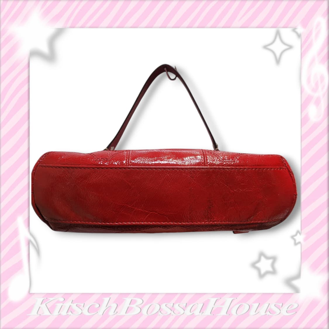 COACH 코치 레드 에나멜 숄더백 상품이미지7