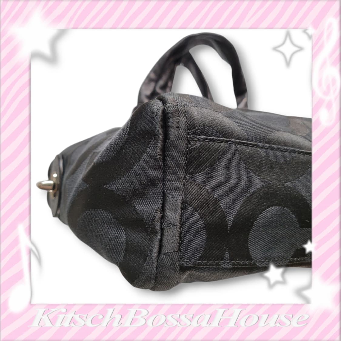 COACH 코치 시그니처 레더 핸들 숄더백 상품이미지7