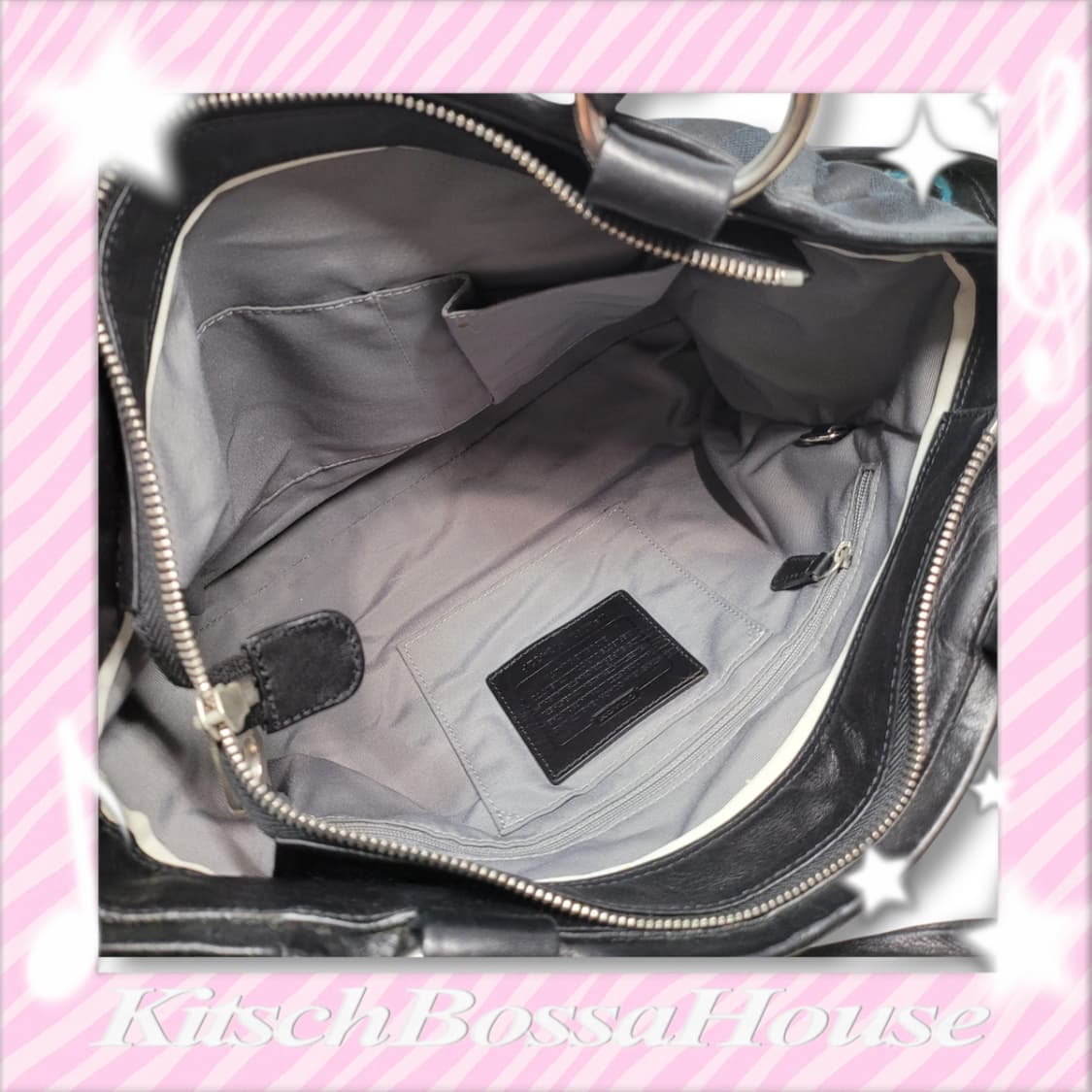 COACH 코치 시그니처 레더 핸들 숄더백 상품이미지9