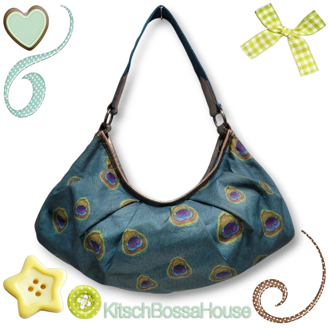 레스포삭 샤인블루라인 숄더백 상품이미지1