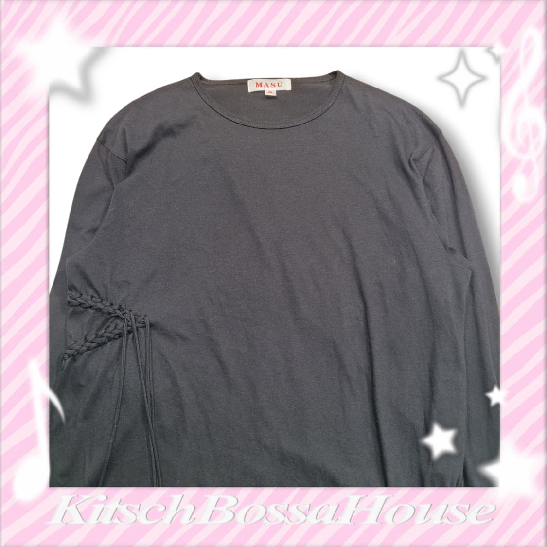 [48] MASU 마수 스타 브레이드 롱 슬리브 티셔츠 상품이미지3