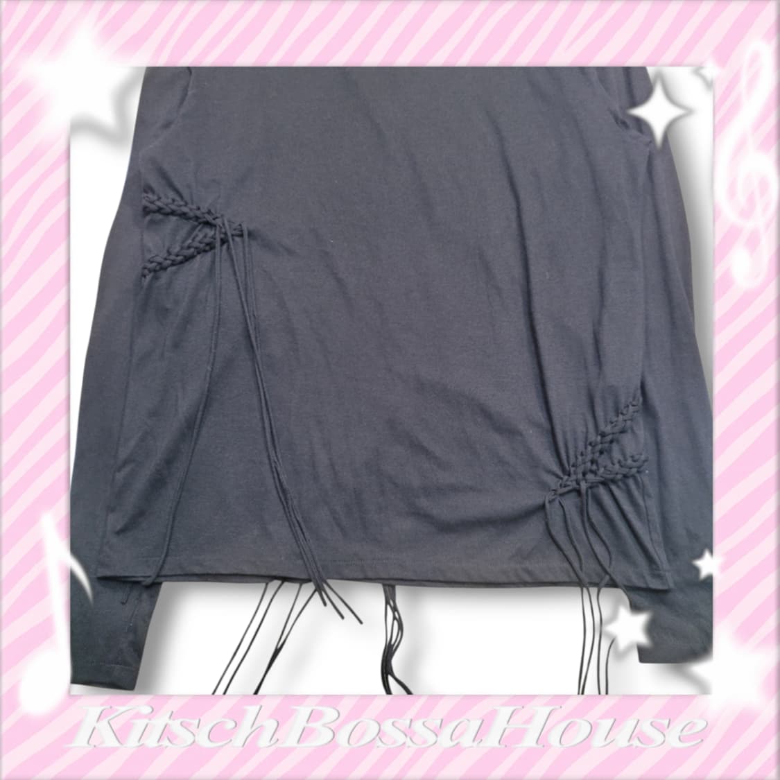 [48] MASU 마수 스타 브레이드 롱 슬리브 티셔츠 상품이미지4