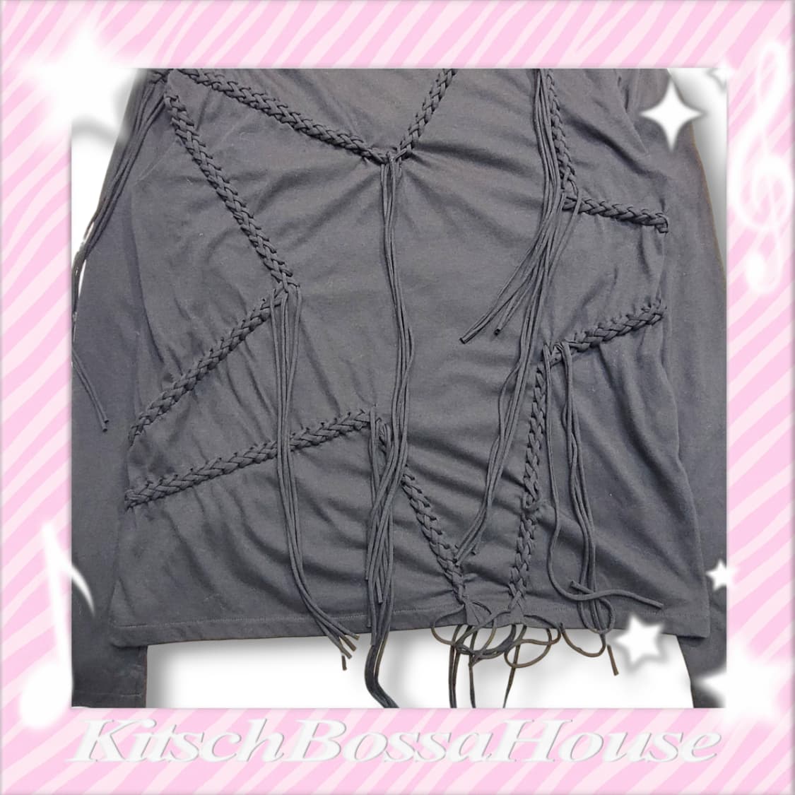 [48] MASU 마수 스타 브레이드 롱 슬리브 티셔츠 상품이미지6