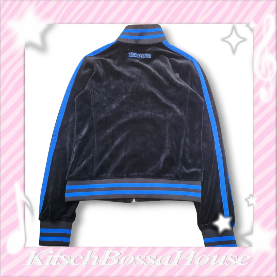 [XS] 00s 카파 블루 벨루어 벨벳 져지 셋업 상품이미지5