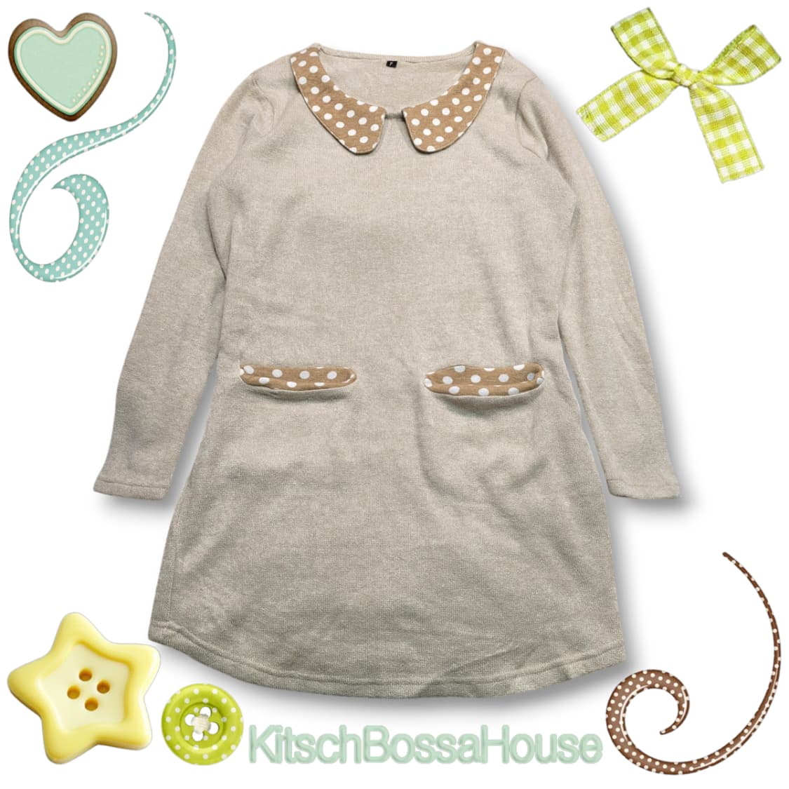 모리걸 도트 미니 원피스 상품이미지1