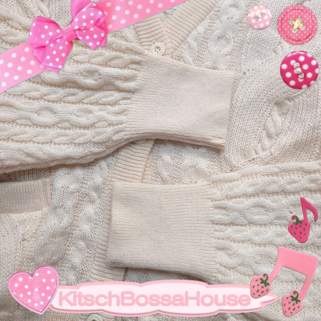 Courreges 꾸레쥬 울 니트 가디건 상품이미지4