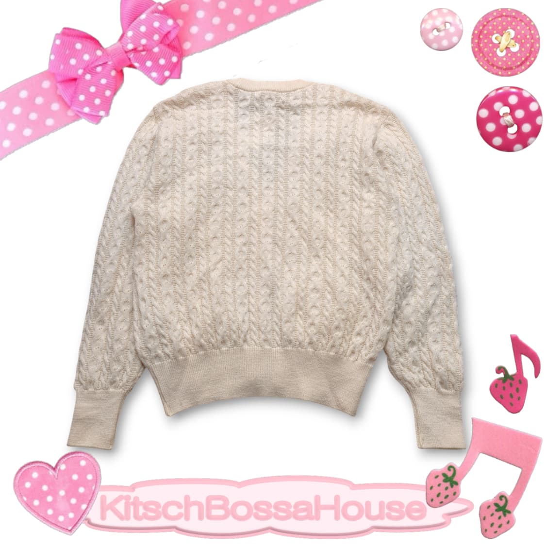 Courreges 꾸레쥬 울 니트 가디건 상품이미지8