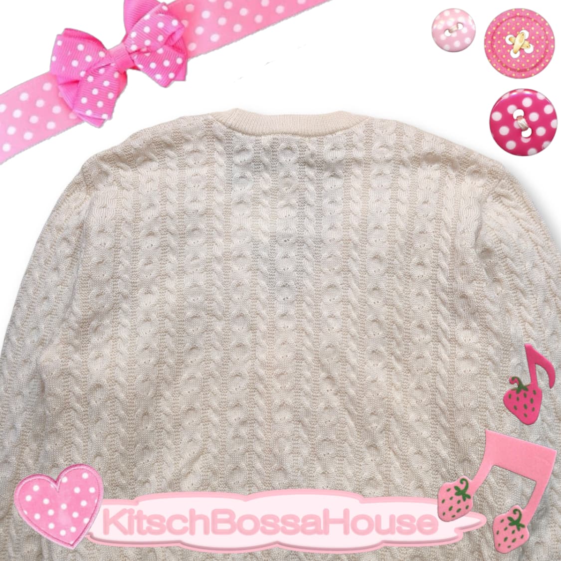 Courreges 꾸레쥬 울 니트 가디건 상품이미지9