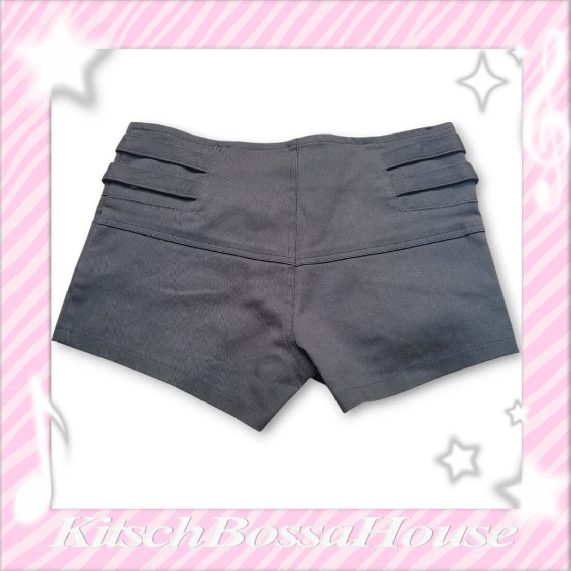 [M] 갸루 버튼 숏팬츠 카키 상품이미지4