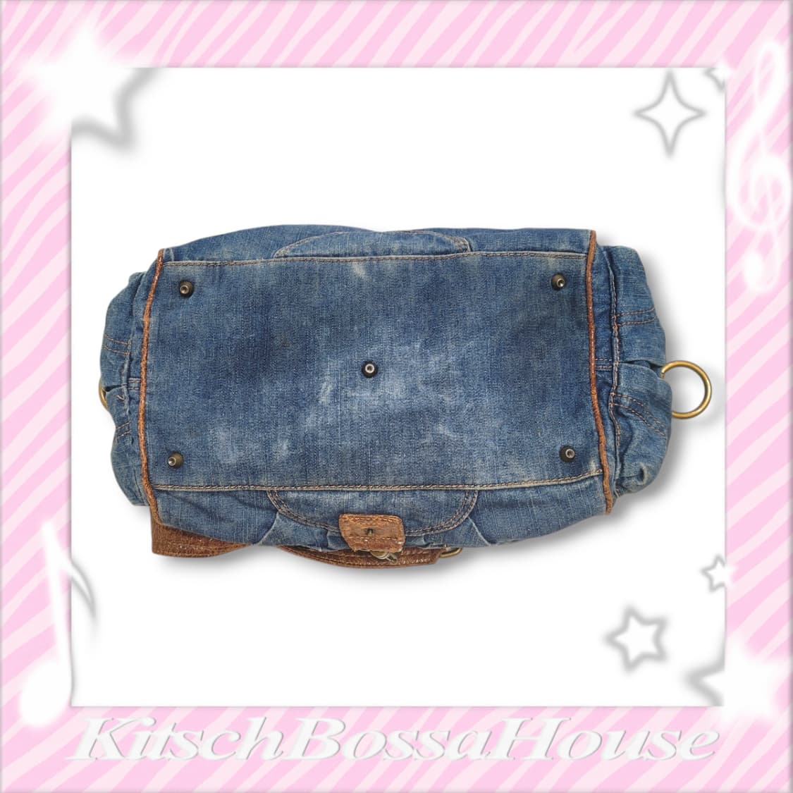 GUESS 게스 90s 빈티지 데님 핸드 숄더백 상품이미지6