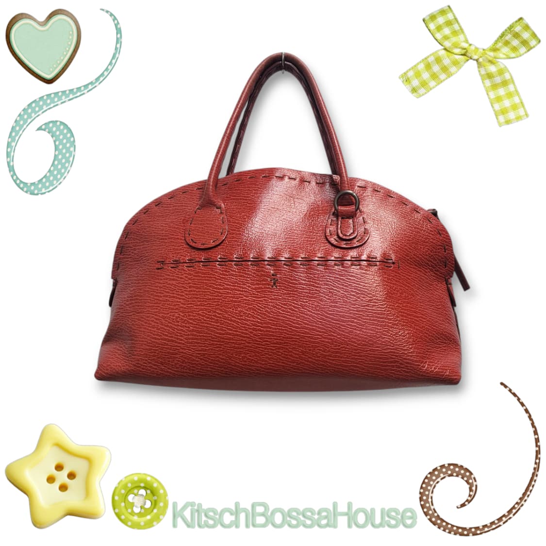 헨리베글린 레드 숄더백 상품이미지2