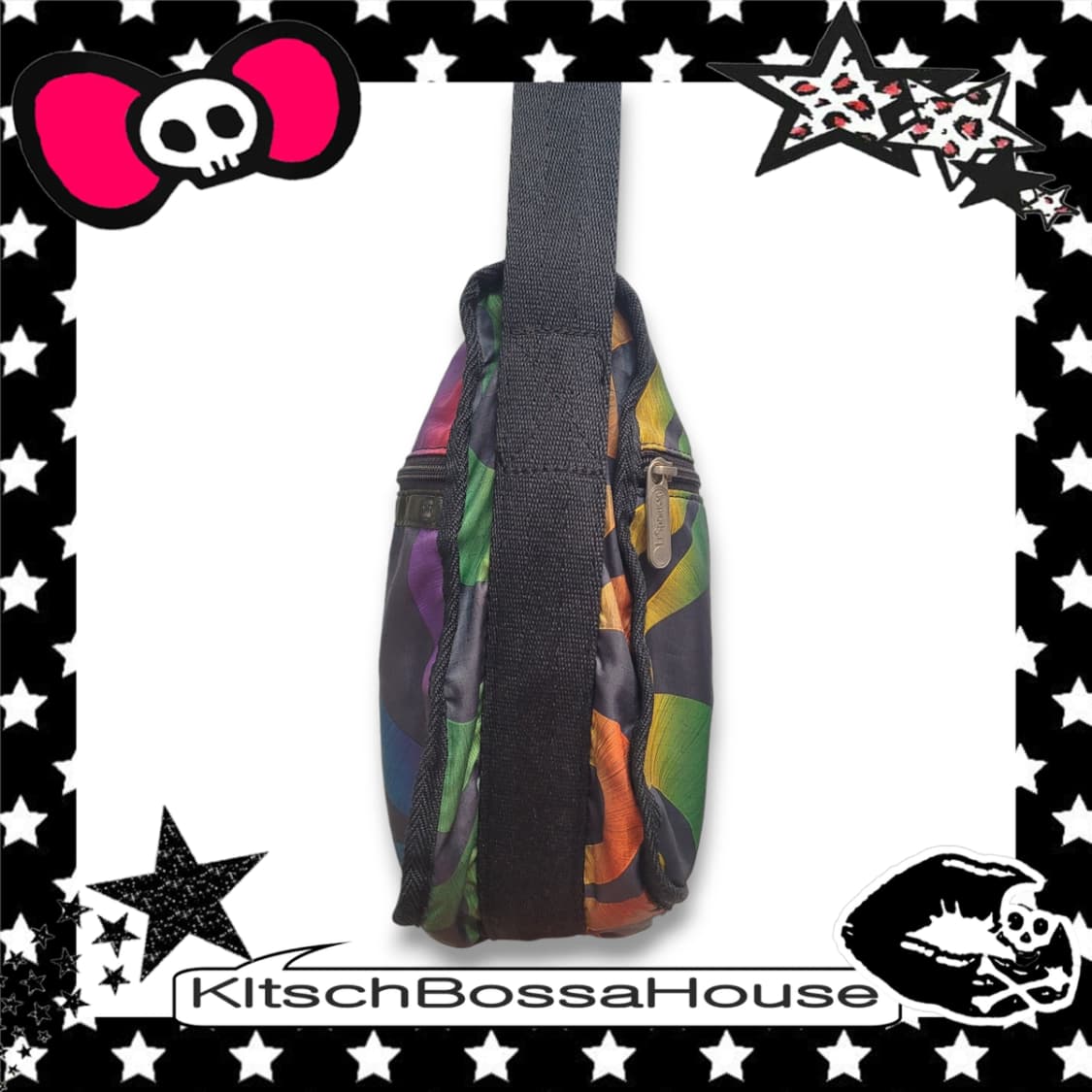 레스포삭 레인보우 패턴 크로스백 상품이미지5