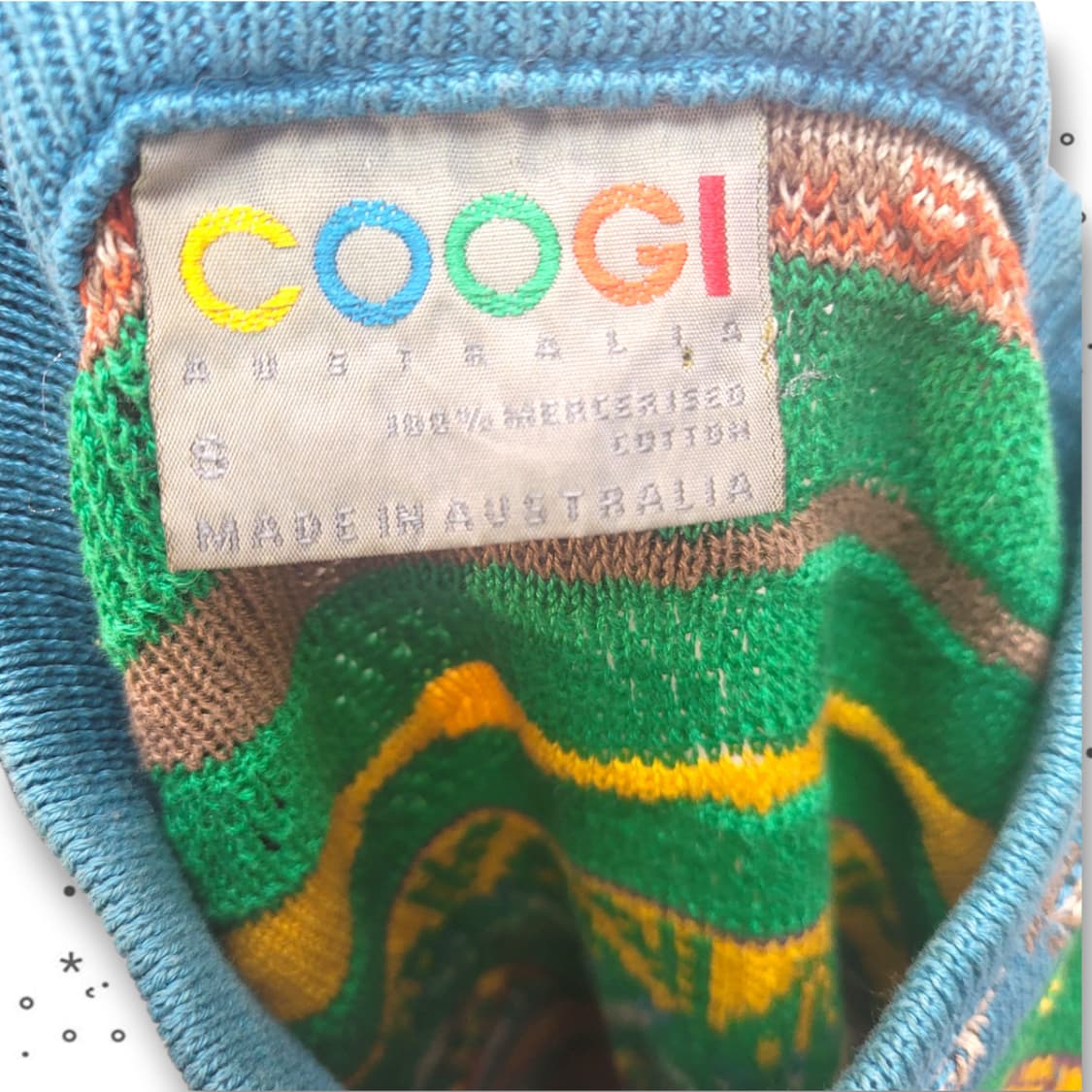 COOGI 쿠지 빈티지 케이블 크롭 니트 스웨터 38 상품이미지8