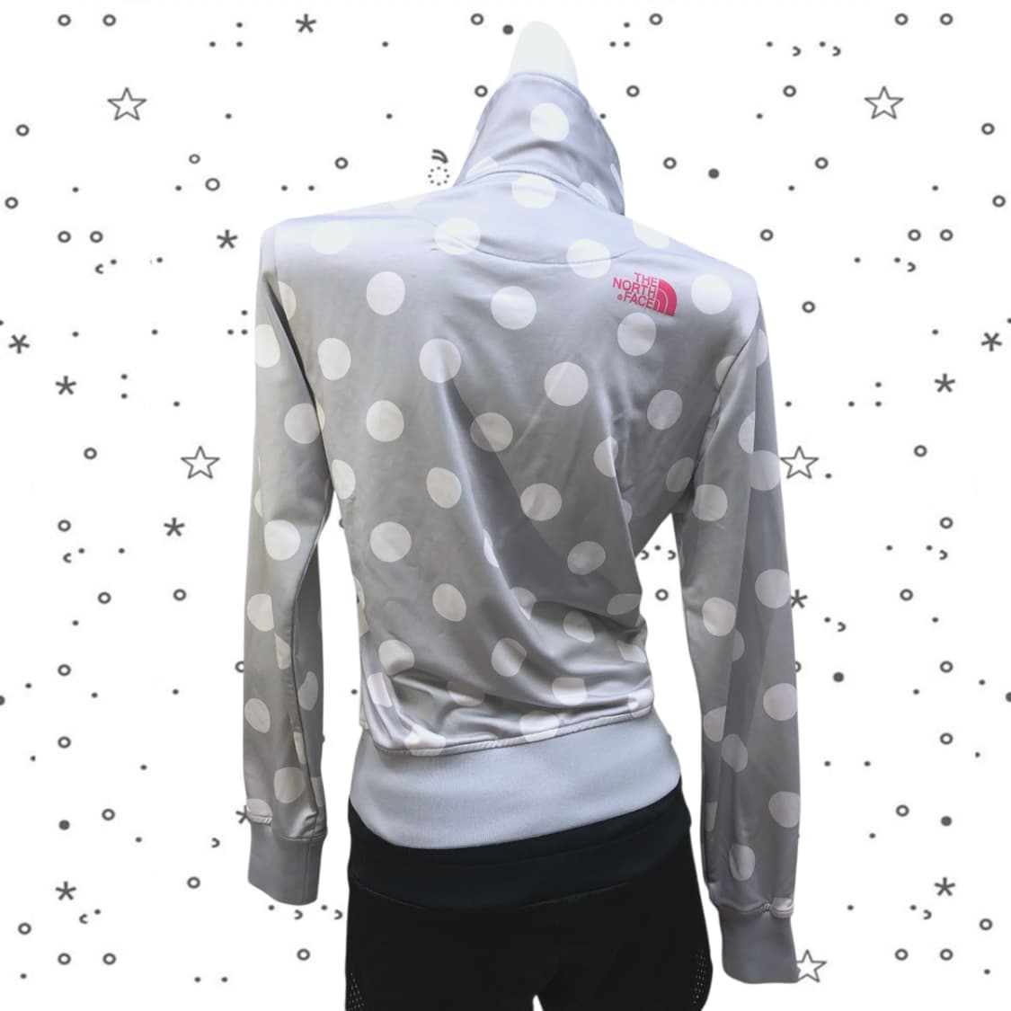 [90] 노스페이스 그레이 핑크 도트 져지 트랙탑 21 상품이미지4