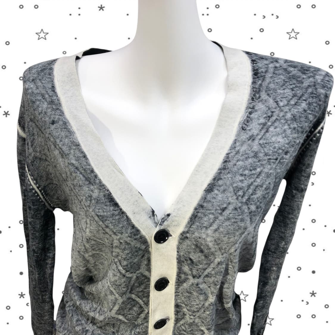 DEISEL 디젤 프린트 롱 슬리브 가디건 32 상품이미지2