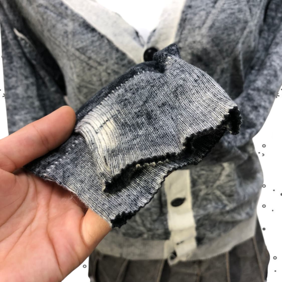 DEISEL 디젤 프린트 롱 슬리브 가디건 32 상품이미지5