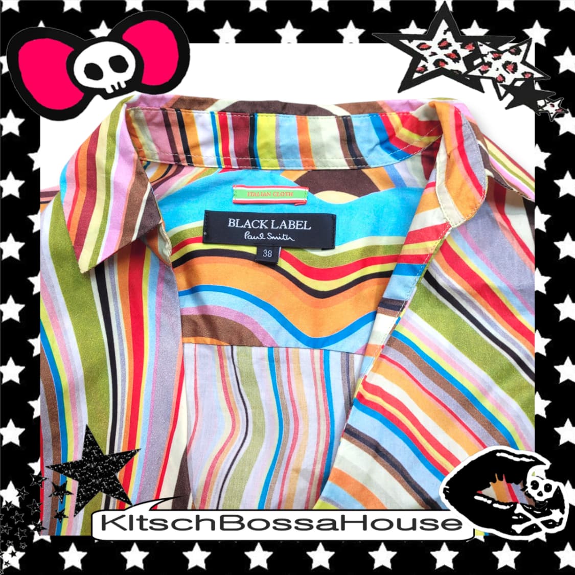 [38] 폴스미스 시그니처 멀티컬러 블라우스 36 상품이미지10