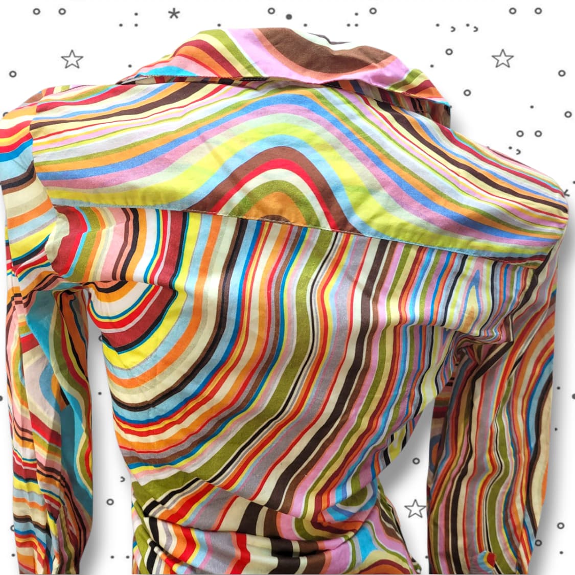 [38] 폴스미스 시그니처 멀티컬러 블라우스 36 상품이미지6