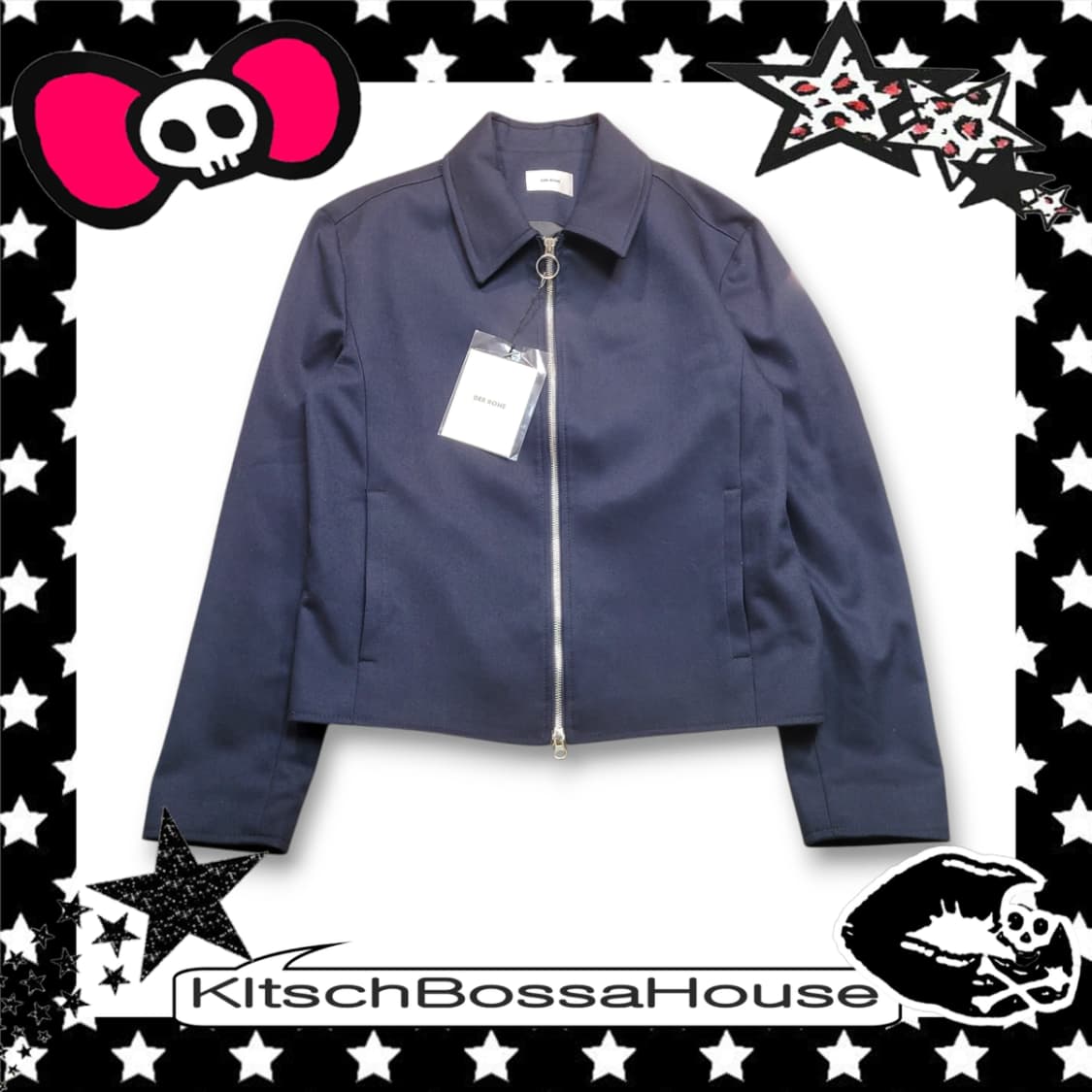 [M] 새제품 DER ROHE 데어로에 크롭 자켓 상품이미지1