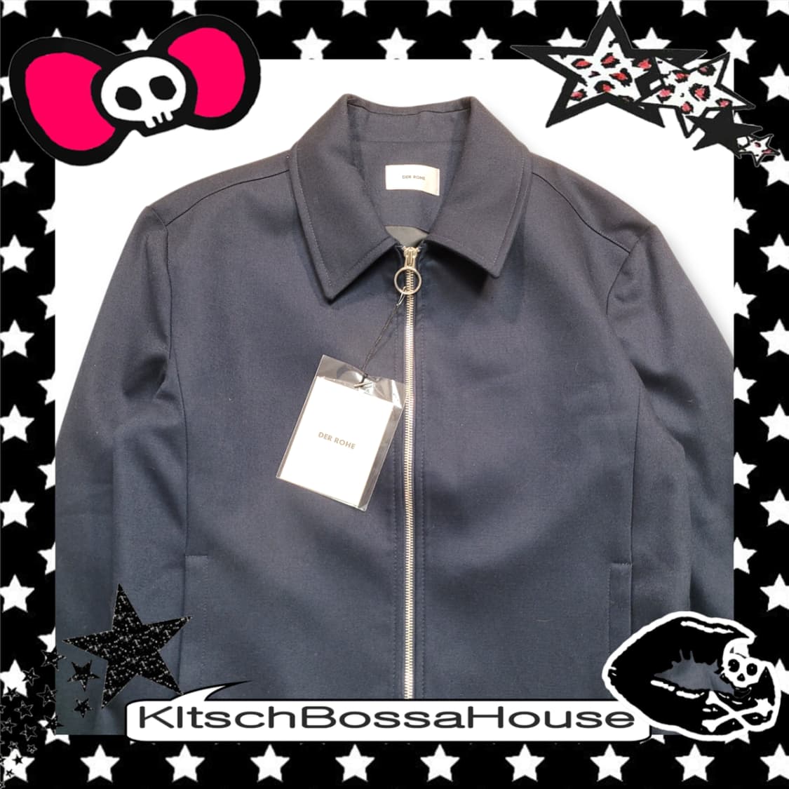 [M] 새제품 DER ROHE 데어로에 크롭 자켓 상품이미지2