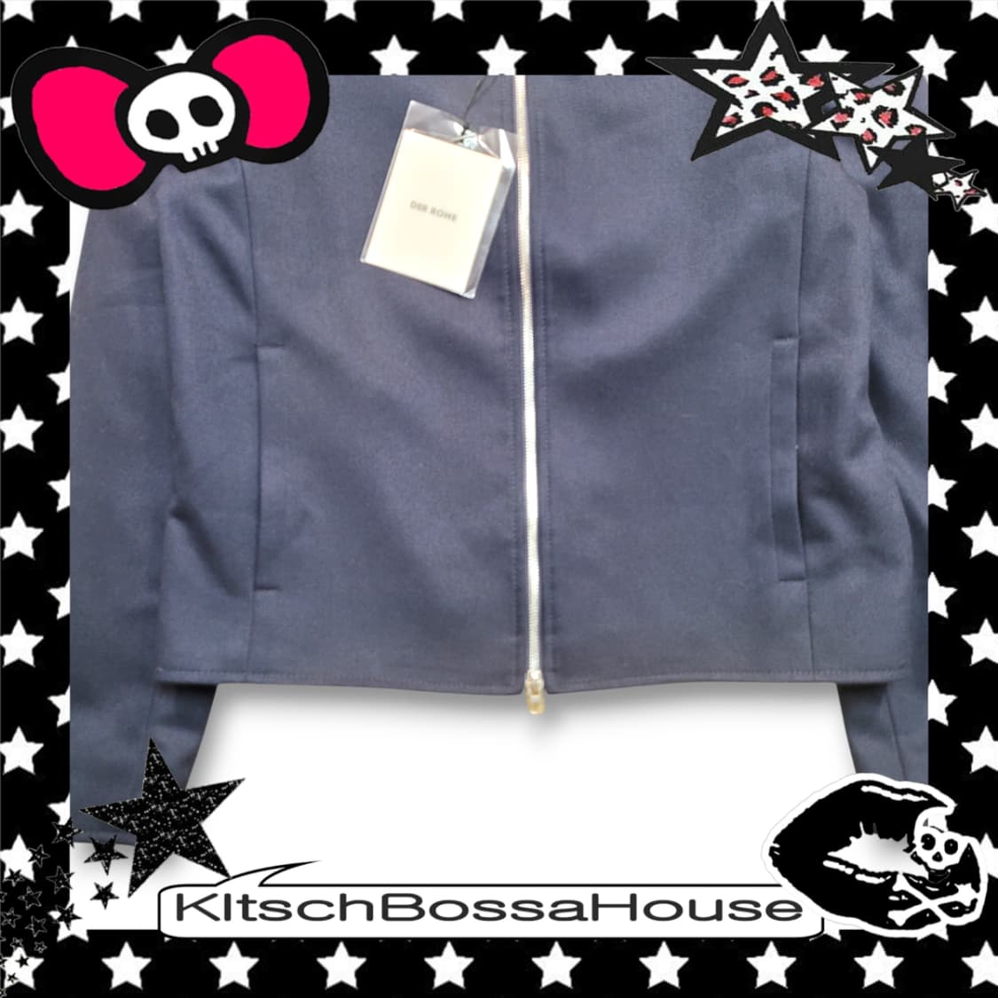 [M] 새제품 DER ROHE 데어로에 크롭 자켓 상품이미지3