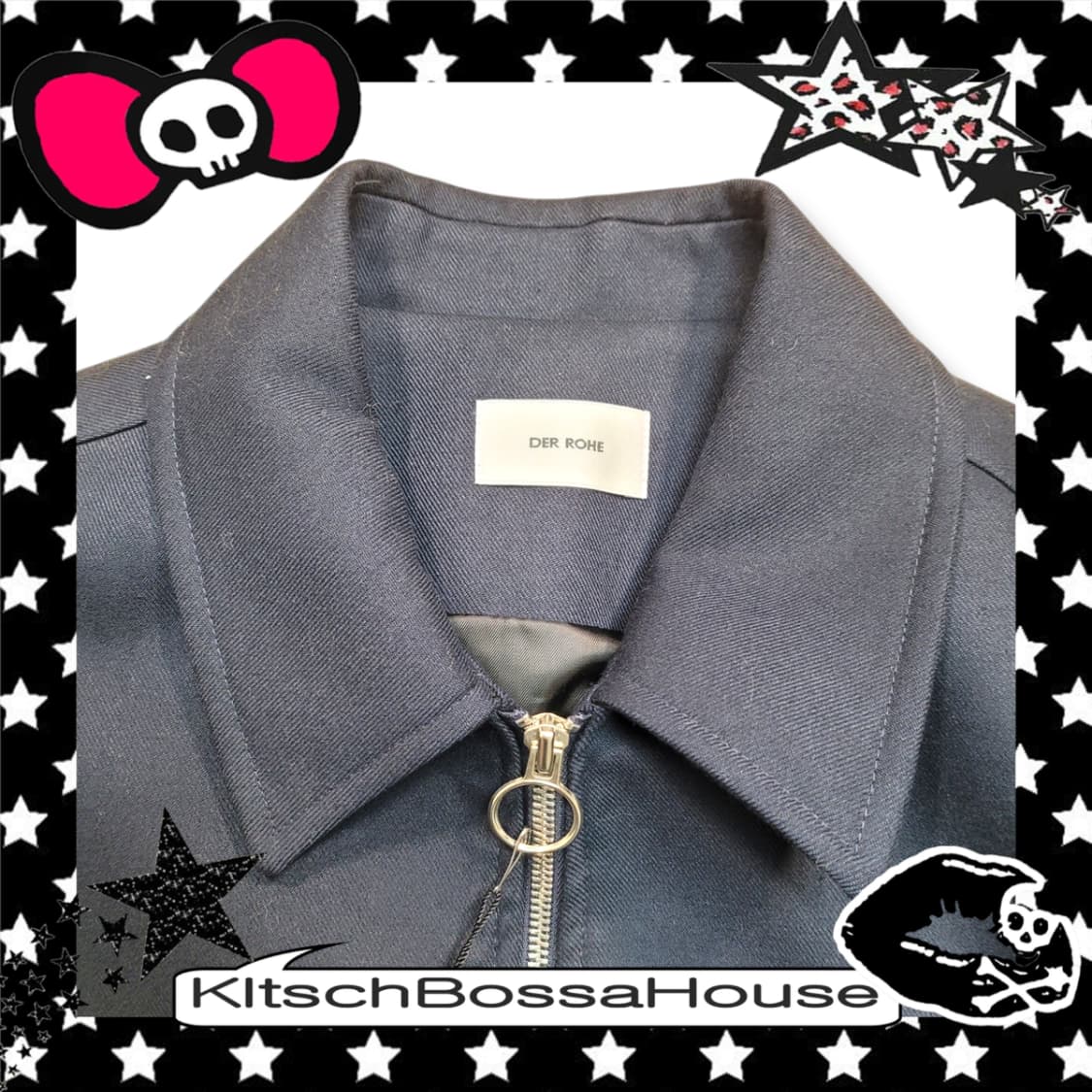 [M] 새제품 DER ROHE 데어로에 크롭 자켓 상품이미지5