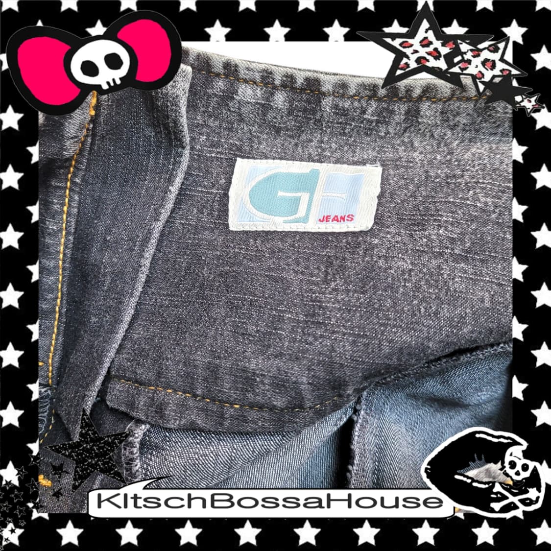 JPN 빈티지 워싱 플리츠 포켓 데님 스커트 상품이미지9