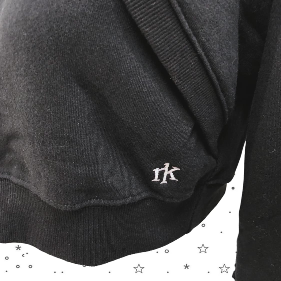 Not known 낫노잉 볼레로 레이어드 초커 맨투맨 블랙 27 상품이미지6