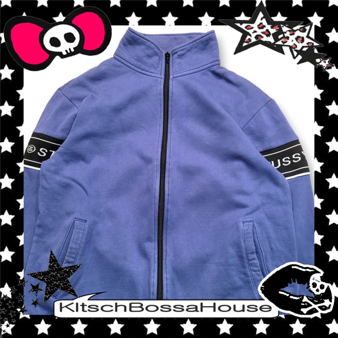 [M] Stussy 스투시 피에르 트랙 자켓 져지 상품이미지2