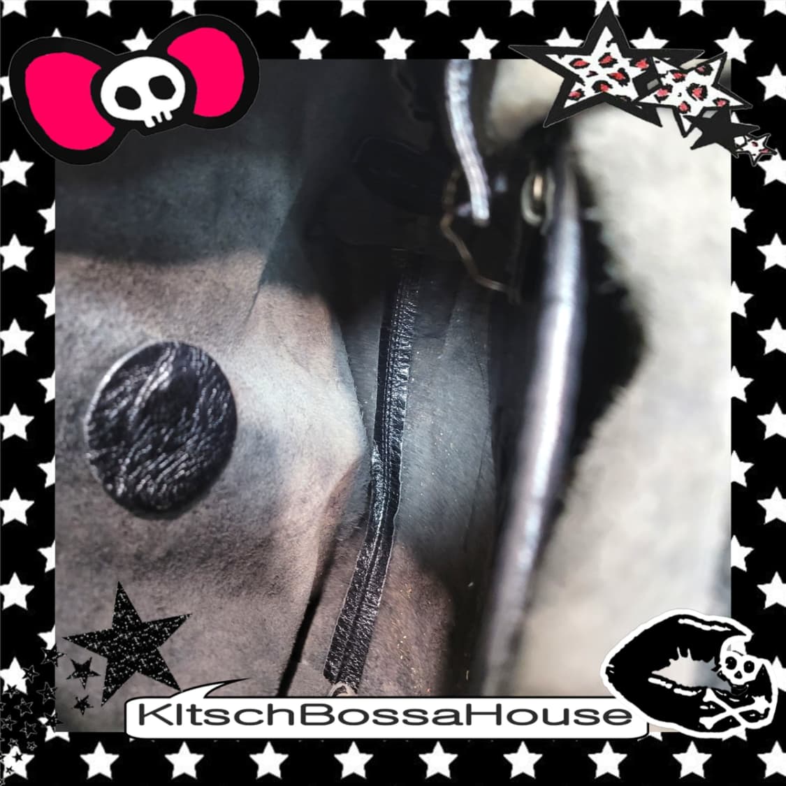 Carlos falchi 나비 크로스백 가죽 가방 상품이미지10