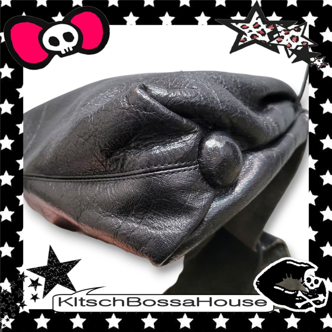 Carlos falchi 나비 크로스백 가죽 가방 상품이미지8