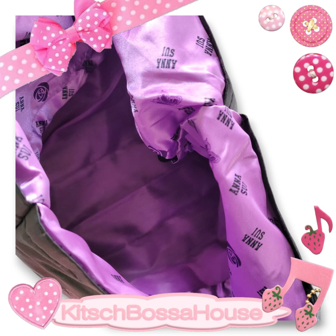 Annasui 안나수이 나비 펜턴트 토트백 가방 상품이미지5