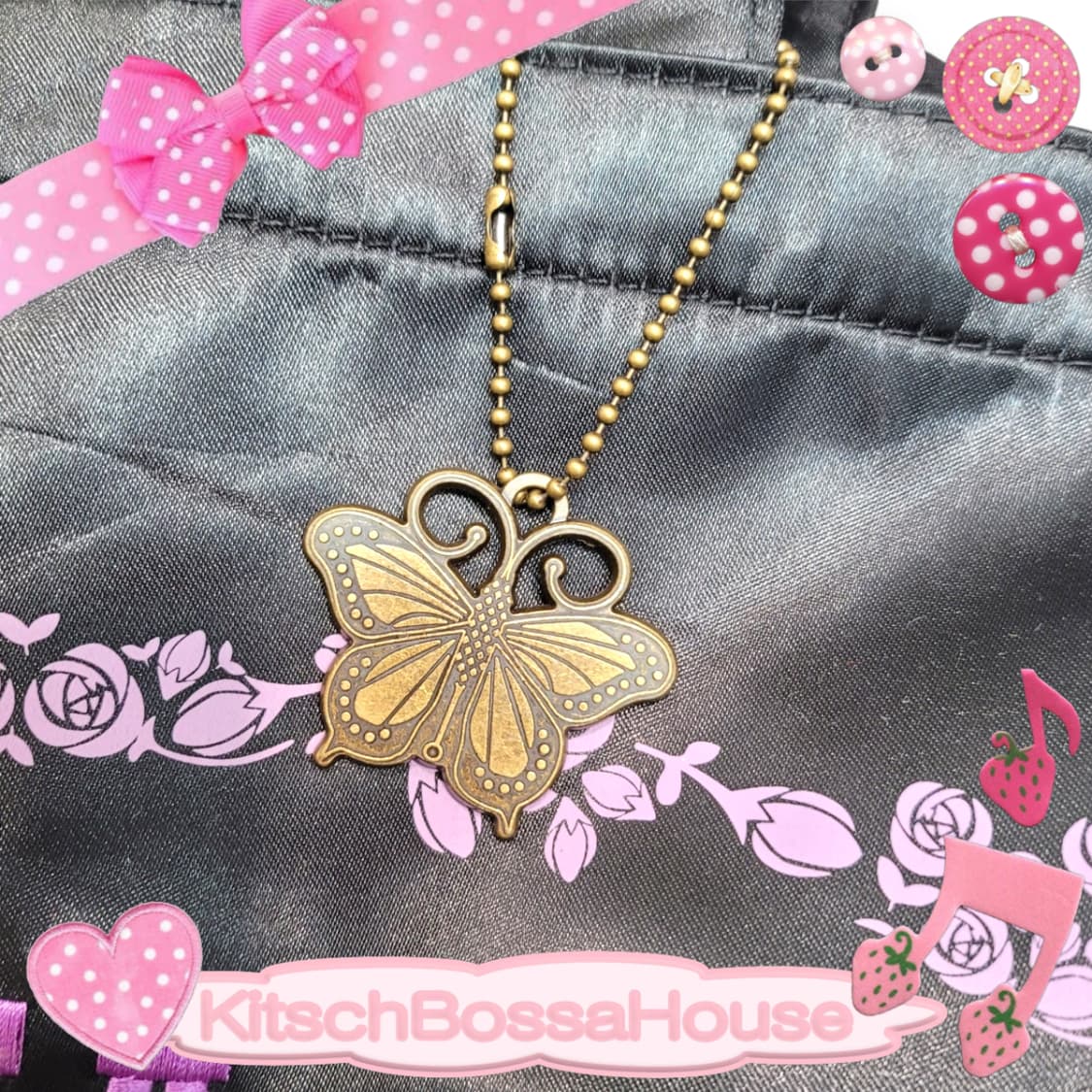 Annasui 안나수이 나비 펜턴트 토트백 가방 상품이미지7