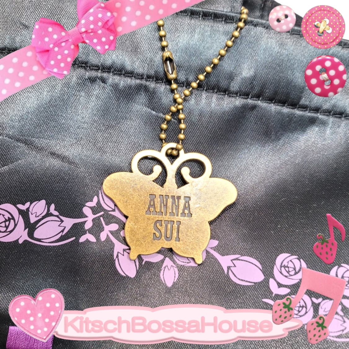 Annasui 안나수이 나비 펜턴트 토트백 가방 상품이미지8