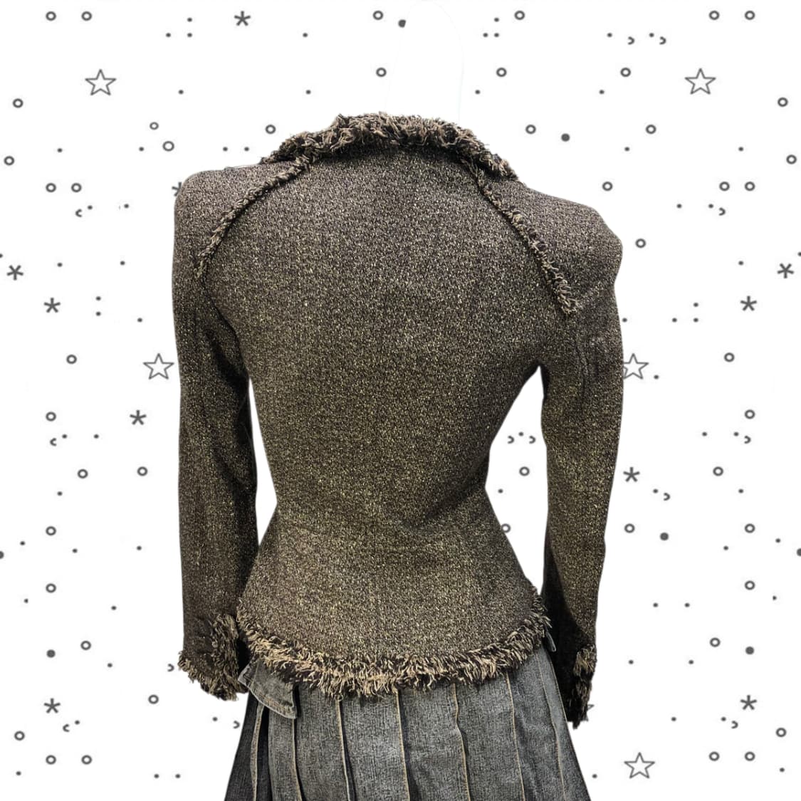 [38] FRAGILE JPN 프린지 트위드 재킷 33 상품이미지5