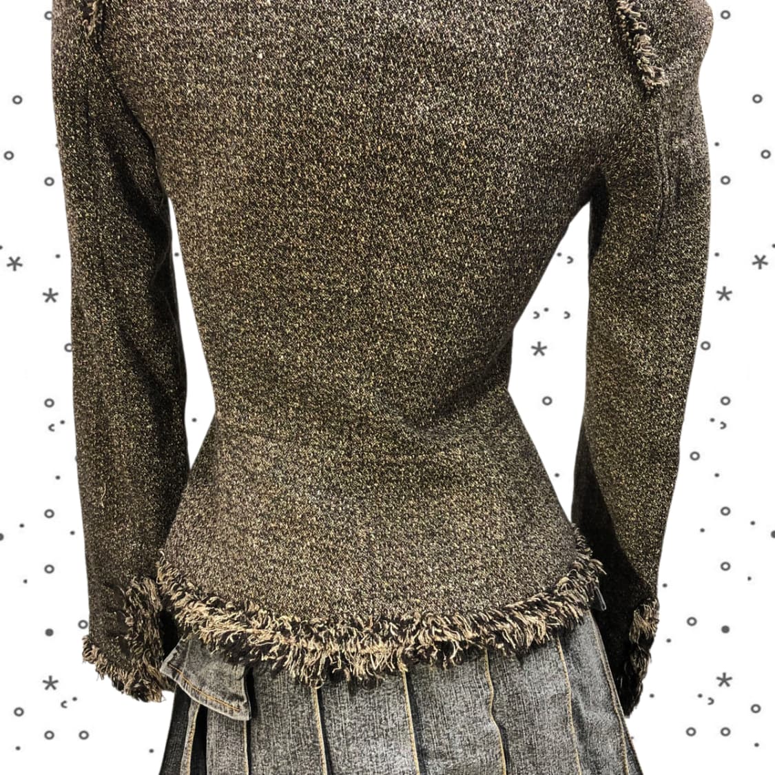 [38] FRAGILE JPN 프린지 트위드 재킷 33 상품이미지7