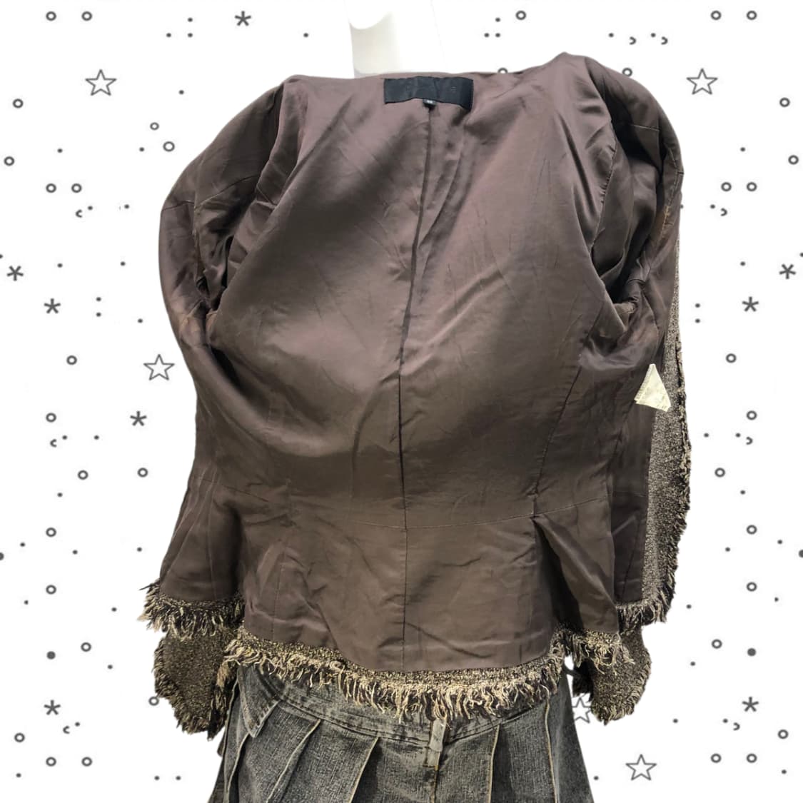 [38] FRAGILE JPN 프린지 트위드 재킷 33 상품이미지8