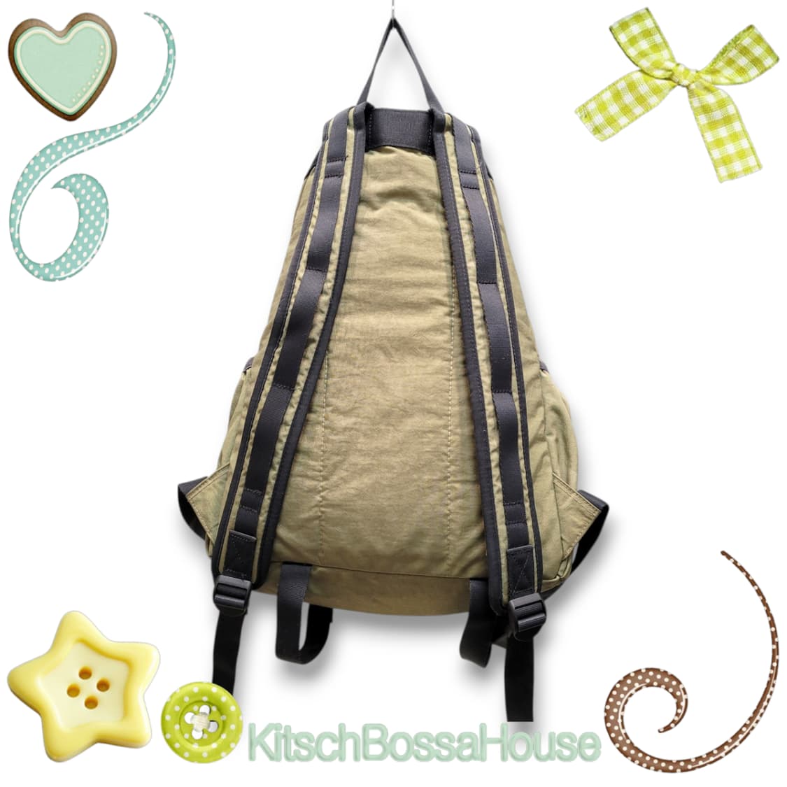 RAWROW 로우로우 스트링 백팩 올리브 상품이미지2