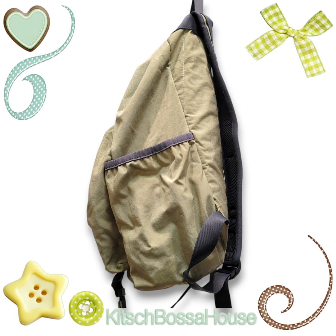 RAWROW 로우로우 스트링 백팩 올리브 상품이미지3