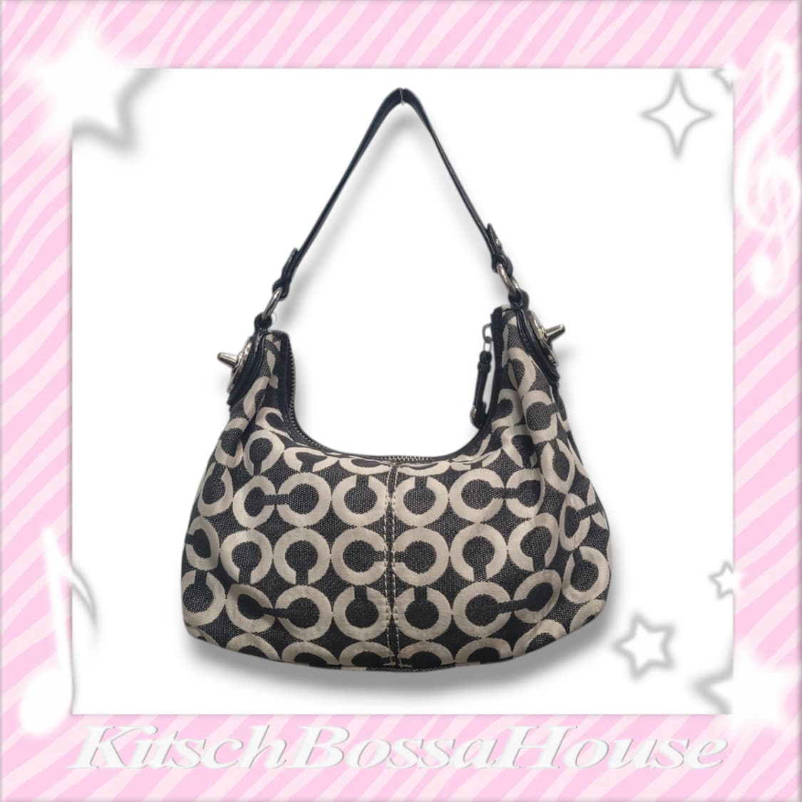 COACH 코치 패턴 미니 숄더 핸드백 상품이미지1