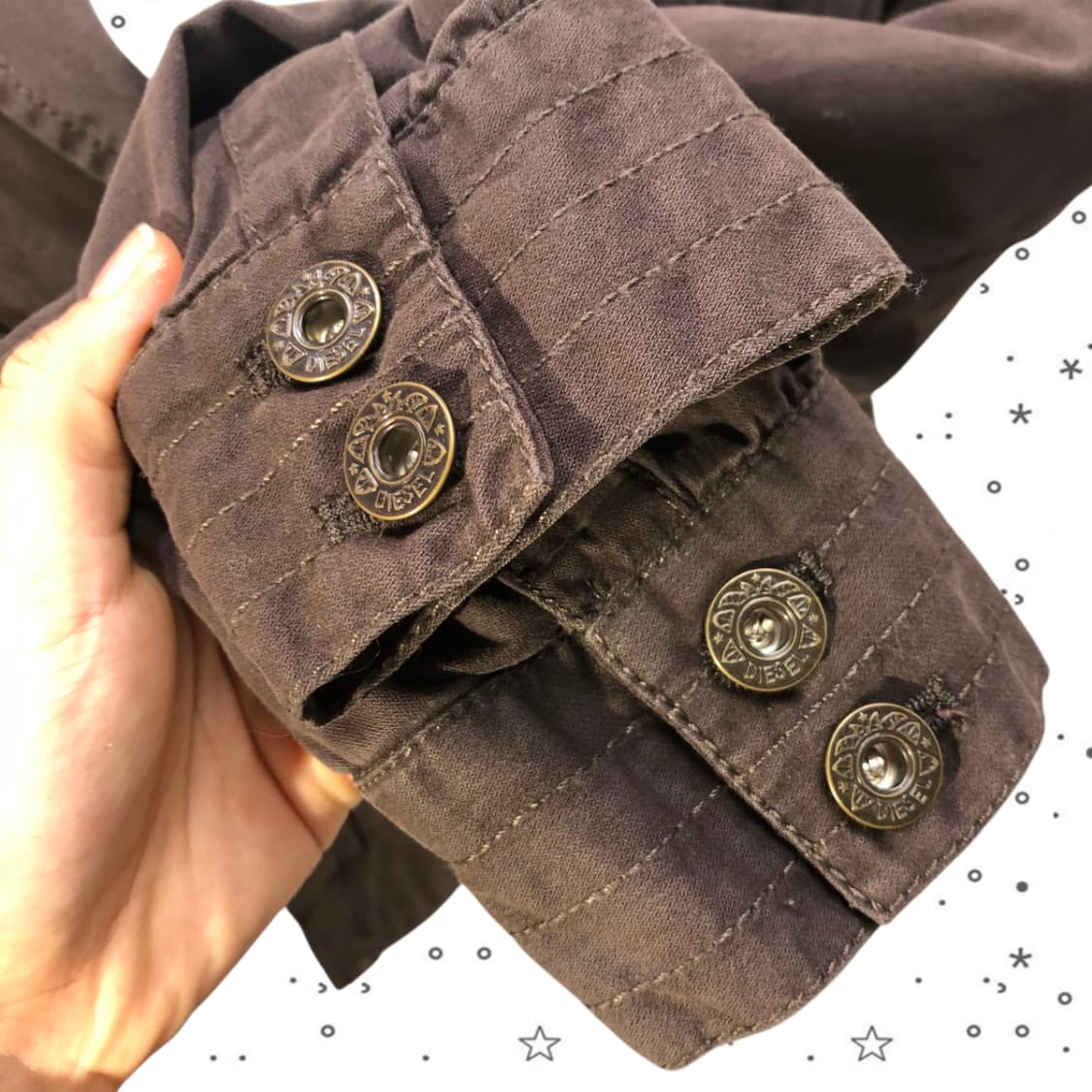 [S] DIESEL 디젤 그런지 크롭 블레이저 자켓 2 상품이미지4