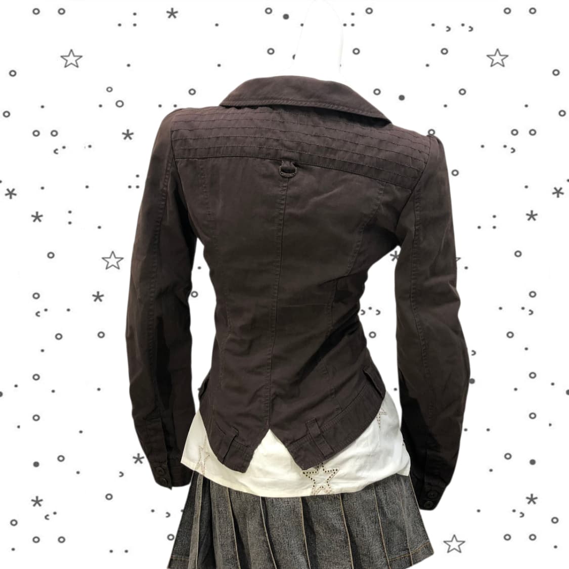 [S] DIESEL 디젤 그런지 크롭 블레이저 자켓 2 상품이미지5