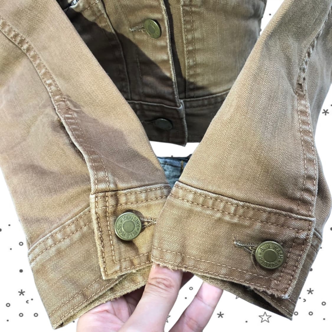 [XS] 블루워시 빈티지 브라운 크롭 웨스턴 자켓 3 상품이미지4