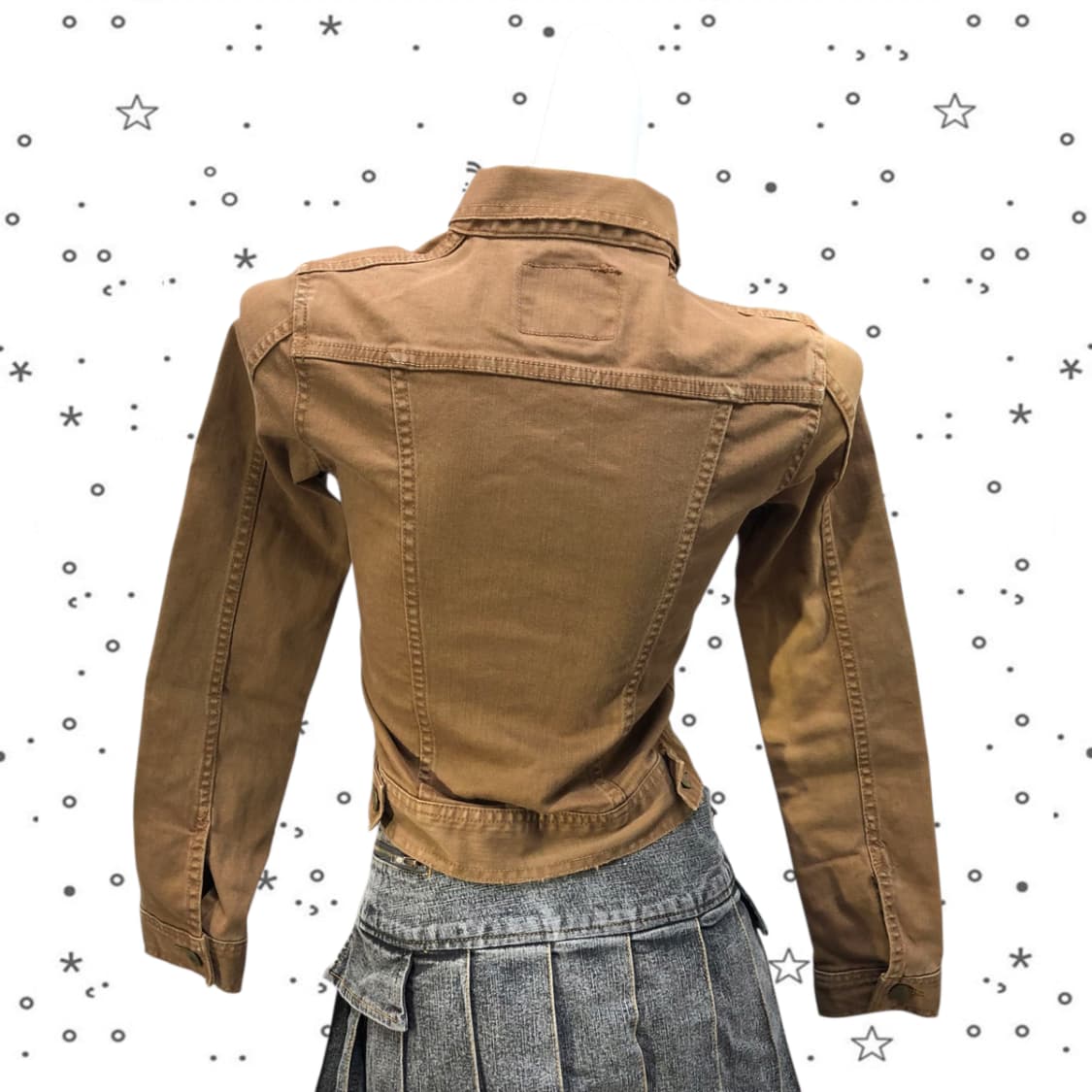 [XS] 블루워시 빈티지 브라운 크롭 웨스턴 자켓 3 상품이미지5