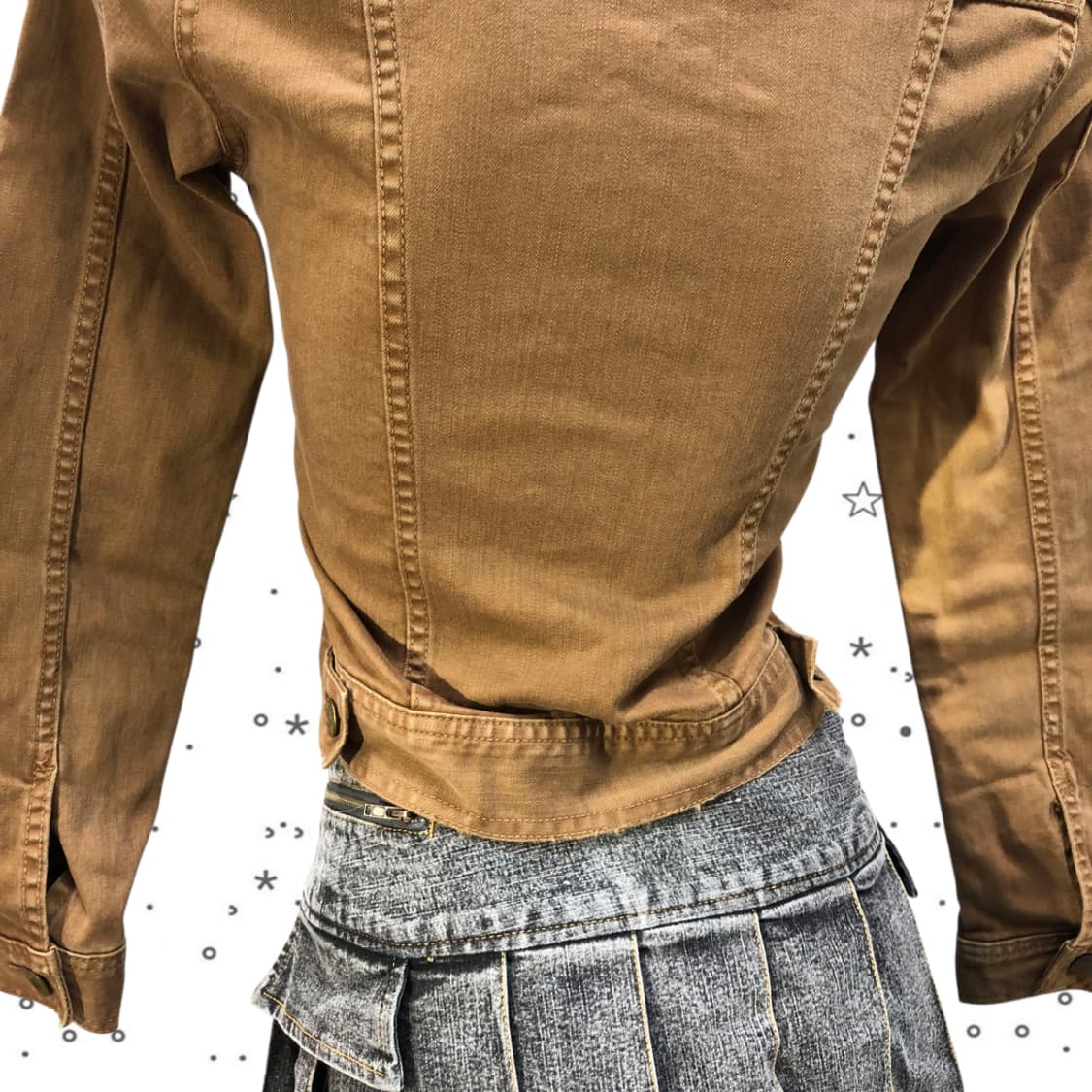 [XS] 블루워시 빈티지 브라운 크롭 웨스턴 자켓 3 상품이미지7