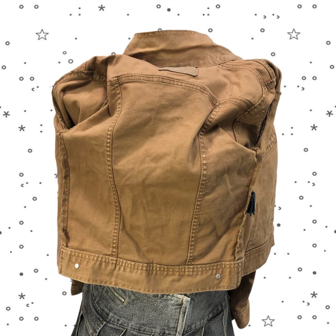 [XS] 블루워시 빈티지 브라운 크롭 웨스턴 자켓 3 상품이미지8