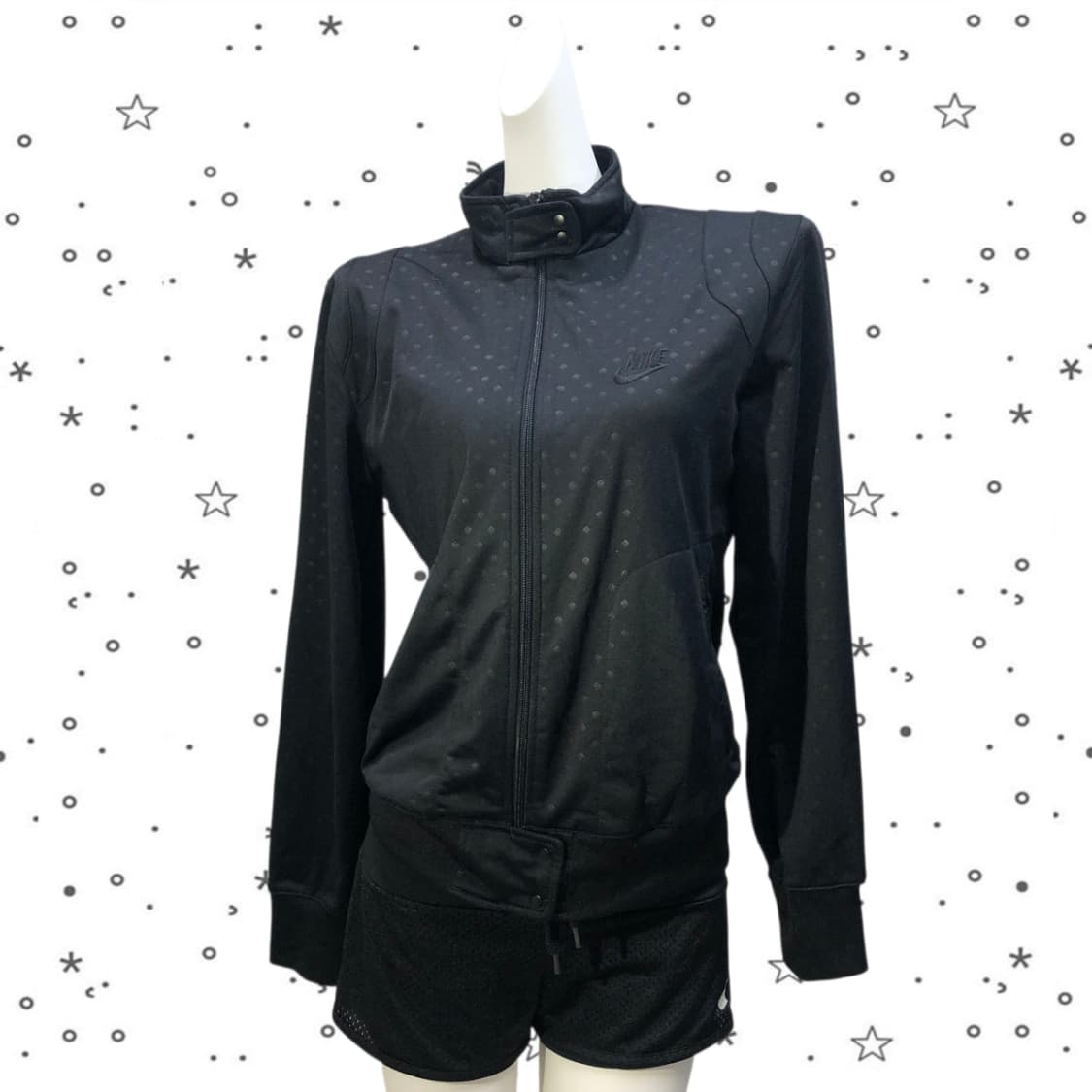 [XL]  NIKE 나이키 도트 블랙 져지 자켓 12 상품이미지1