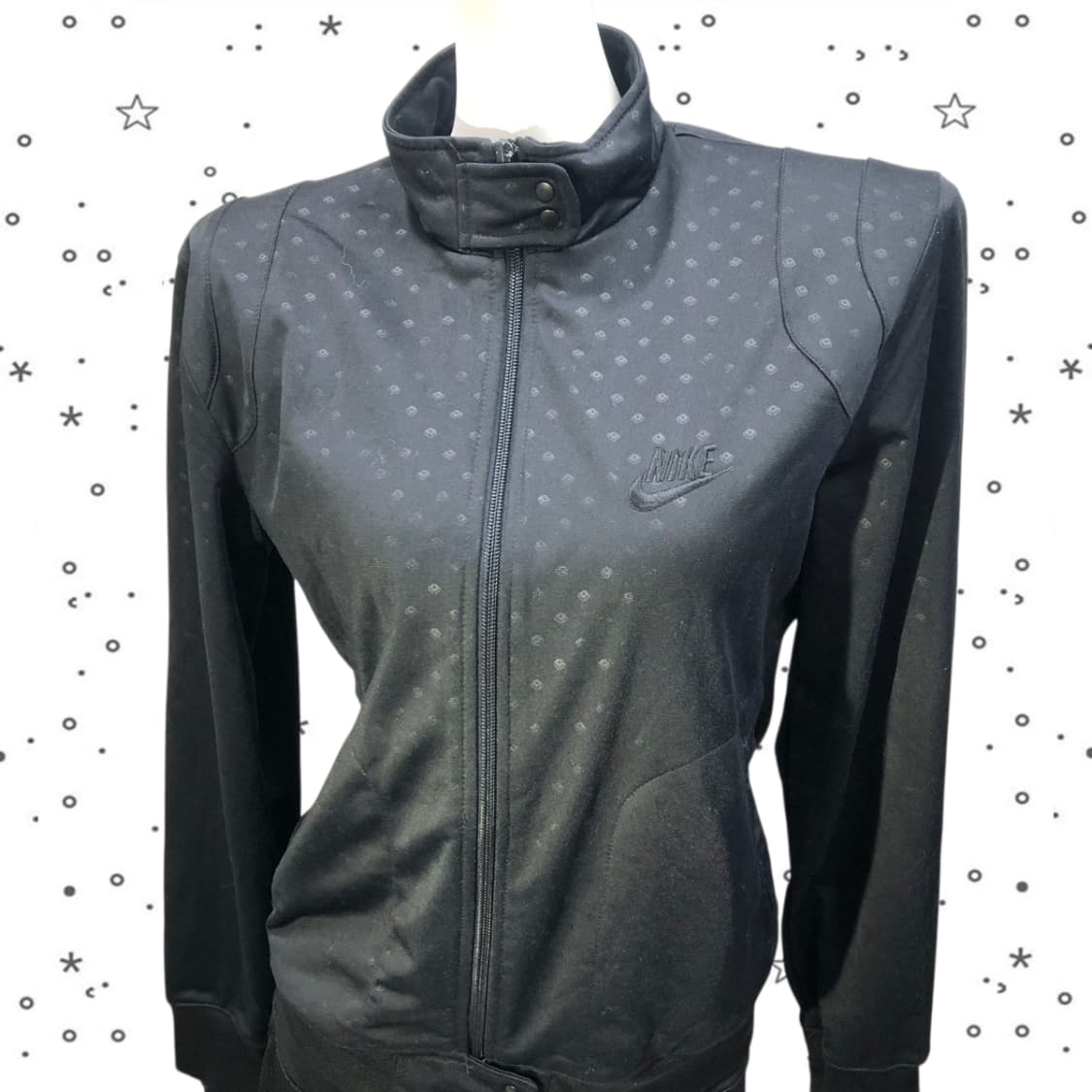 [XL]  NIKE 나이키 도트 블랙 져지 자켓 12 상품이미지2