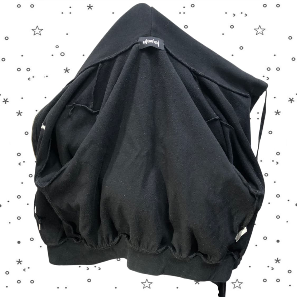 [S] Expired Girl 익스파이어드걸 라인스톤 후드집업 블랙 13 상품이미지8